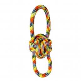 Balle en corde multicolore...