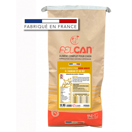 FELCAN Chien Adulte - à l'Agneau et au Riz