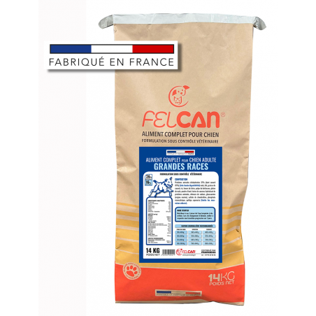 FELCAN Chien Adulte Grandes Races - Au Canard