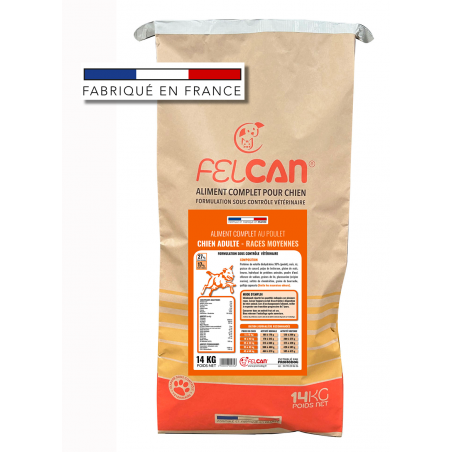 FELCAN CHIEN ADULTE Races moyennes - Au Poulet