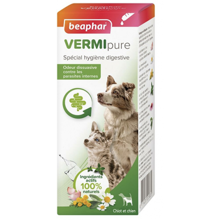 VERMIPURE - Purge Liquide aux Plantes - Chiot et Chien