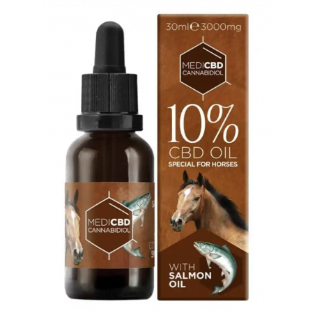 Huile de Chanvre - CBD 10% Cheval